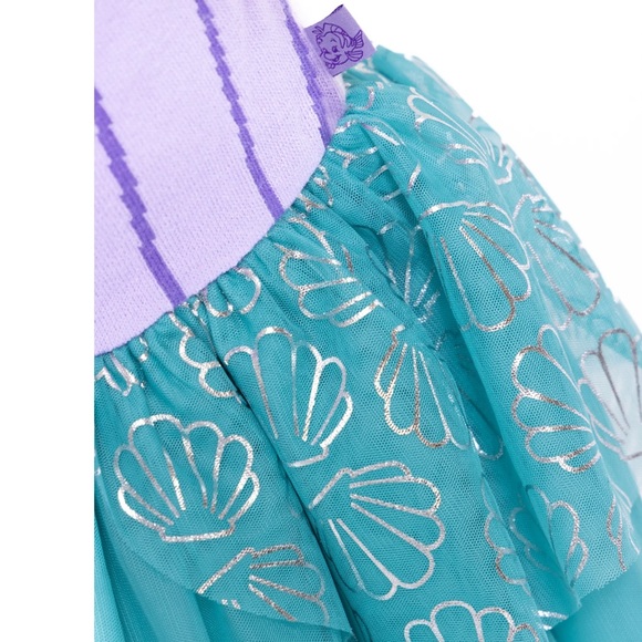 Disney Princess Toddler Girl Ariel Cosplay Sweater Dress, Sizes 12M- 2T - Picture 11 of 13